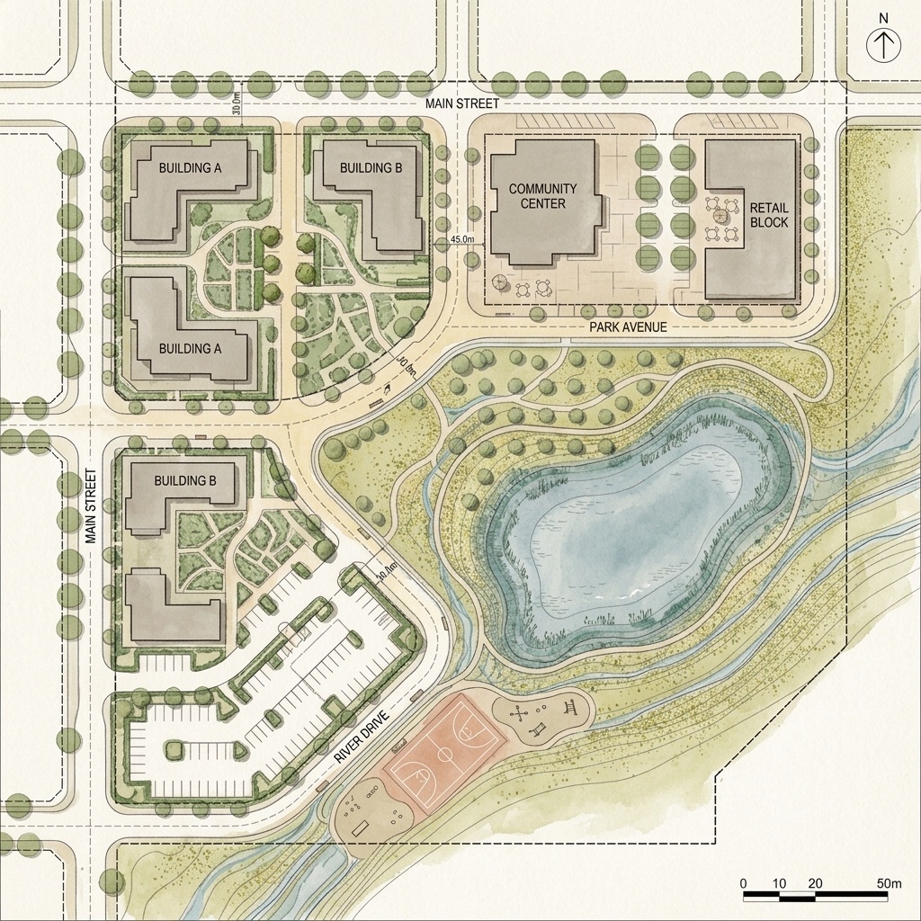 CAD Plan to Render — preview